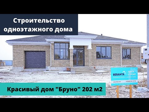 Построить одноэтажный дом с Веванта легко. Одноэтажный дом Бруно 202м2.